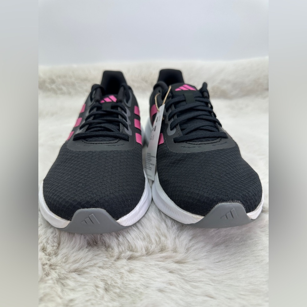 Adidas Women's Run‎ Falcon 3.0 Shoes Size 8.5 NWT Pink Black - Picture 4 of 11